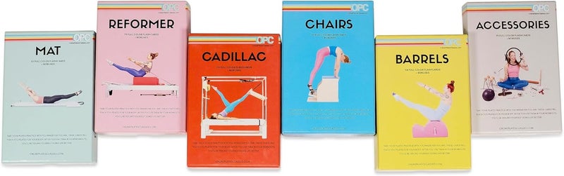 OnlinePilatesClasses.com OnlinePilatesClasses Pilates Barrels Flashcards, Deck Cards Set with Video Tutorial for Spine Corrector, Ladder Barrel, Small Barrel & C-Shaper Exercise, Home Gym Workout, Barrel Arc Not Included - Image 5